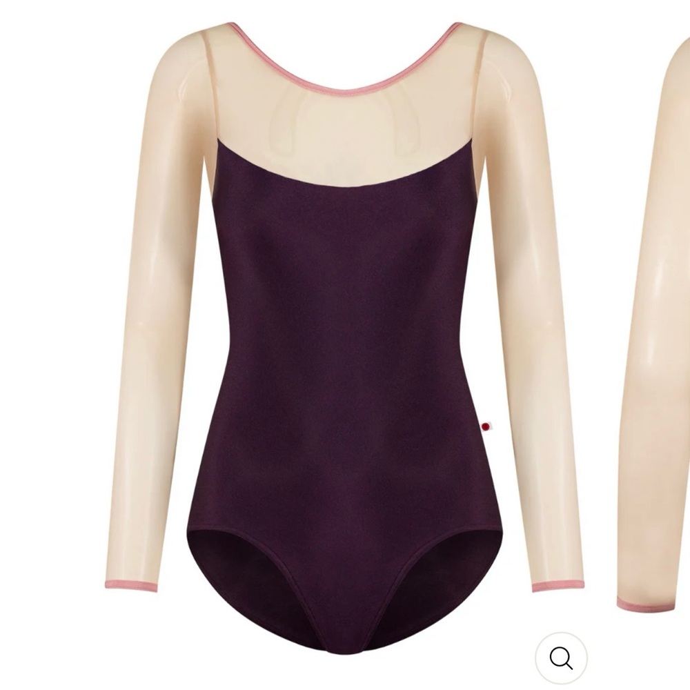 Yumiko Elegant Purple Leotard XL